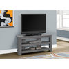 Monarch Specialties Tv Stand, 42 Inch, Console, Storage Shelves, Living Room, Bedroom, Laminate, Grey I 2566